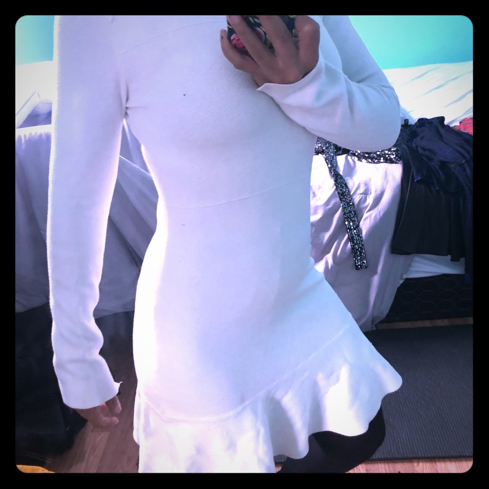 Zara knit long sleeves sweater dress